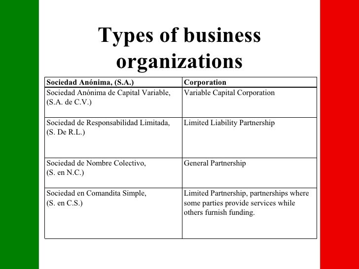 forms of business organisation essay